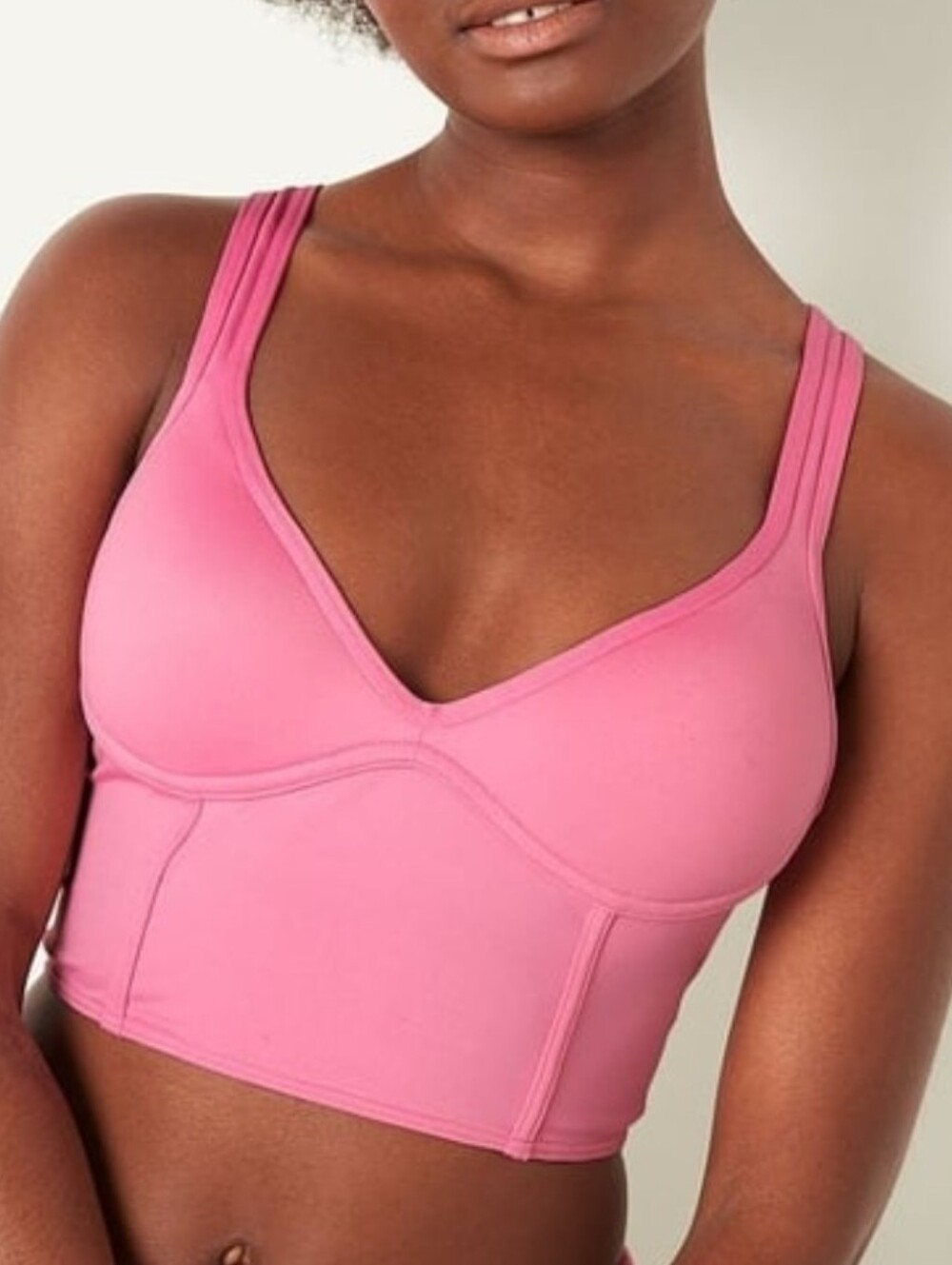 Victorias Secret Pink Active Ultímate Push up Padded Corset Sports Bra